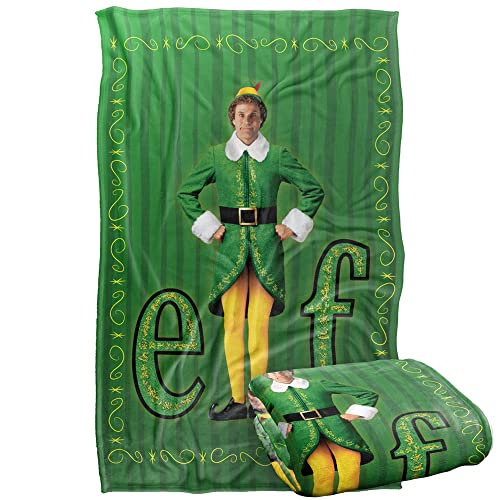Elf Buddy The Elf Logo Silky Touch Super Soft Throw Blanket 91 x 147 Cm