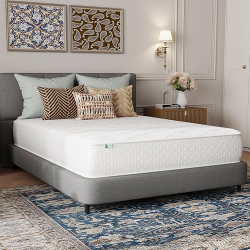 Novilla 4FT Small Double Mattress, Hybrid Pocket Sprung Mattress for Orthopaedic Support & Pain Relief, 20cm Deep Medium Firm, Breathable & Oeko-Tex Certified Fabric, Ideal for Guest & Kids' Rooms