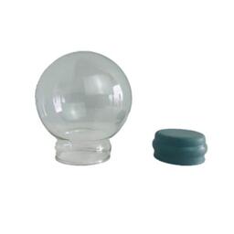 Youda Home Decoration DIY Empty Glass Snow Globe Kit (D45mm) - Water Globe Accessories