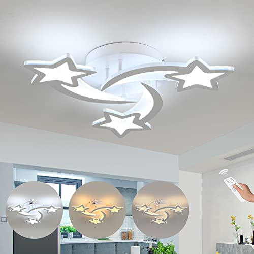 Comely LED Ceiling Light Dimmable, 30W Modern Bedroom Ceiling Lights