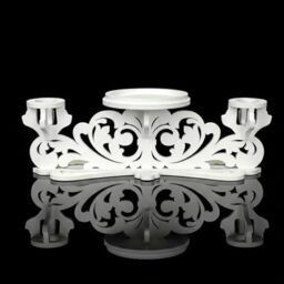 Magik Life Unity Candle Holder-Unity Candle Stand-Unity Candle-Pillar Candle Holder-Wedding Gift -Ceremony Decoration-Wedding Centerpiece (Big)