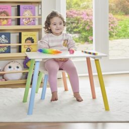 Liberty House Toys Kids Rainbow Table and Chair Set