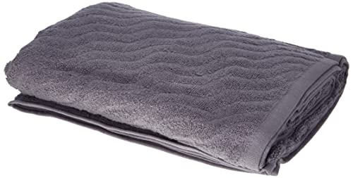 Sally Jacquard ??? Sally??? Terry-Cloth Towel, Dark Grey, 90x140