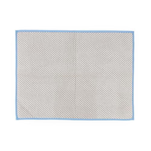 Beldray Anti Bac Dish Drying Mat 38 x 51 cm, Antibacterial - Dual-Sided Breathable Mesh, Highly Absorbent Core, Padded Surface Helps Prevent Scratches, Machine Washable, Reusable