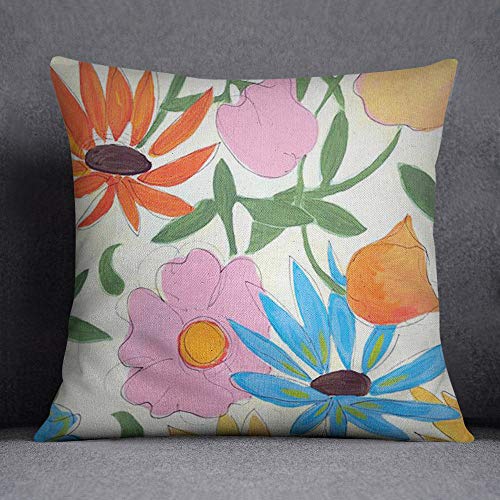 Bonamaison Decorative Cushion Cover, Cotton Polyester, Multicolor, 45x45