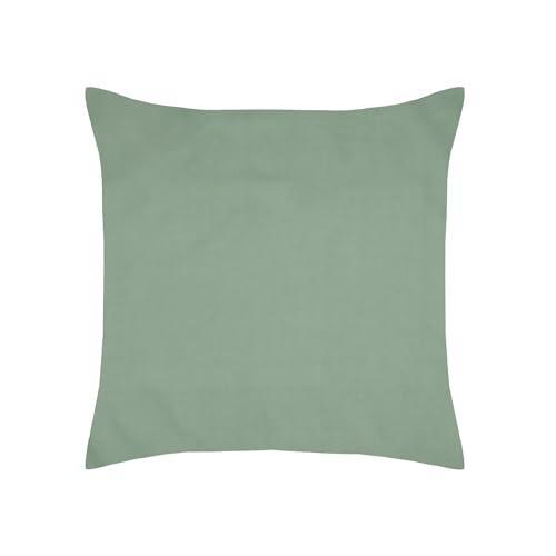 STOF - Pillowcase Bag - Size 63 x 63 cm - Quality Cotton Percale - 100% Oeko-Tex Certified Cotton - Colour Green - Elysee Model - Bed Linen for Home