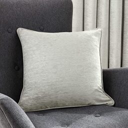 Sleepdown Luxury Chenille Filled Cushion 45cm x 45cm Cream