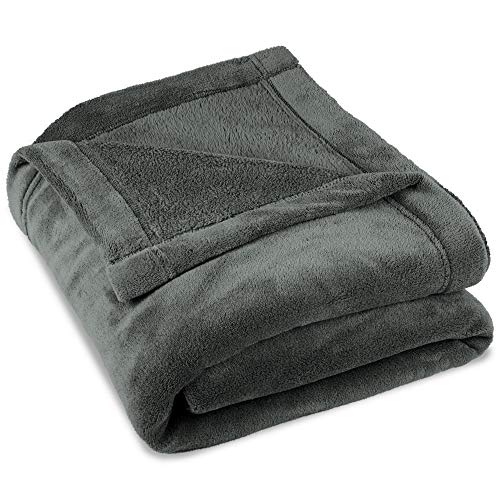 CelinaTex Montreal cuddly blanket microfibre blanket Coral fleece 150 x 200 cm grey