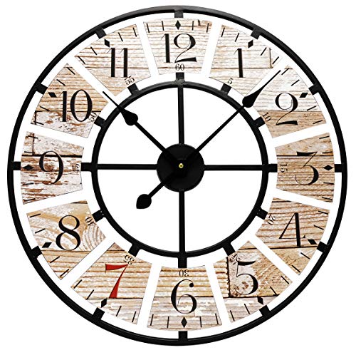 Technoline WT 1611 Analogue Wall Clock Quartz Metal/MDF Grey Diameter 58 cm