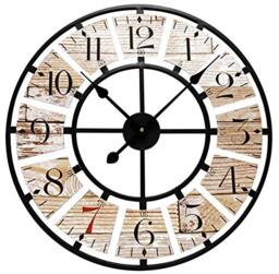 Technoline WT 1611 Analogue Wall Clock Quartz Metal/MDF Grey Diameter 58 cm