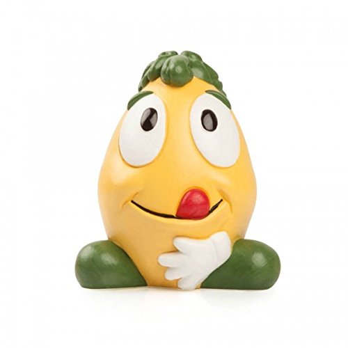 Egan OV07 Ovoticon Slurp Figurine, Ceramic, Yellow, 7 x 7 x 9 cm