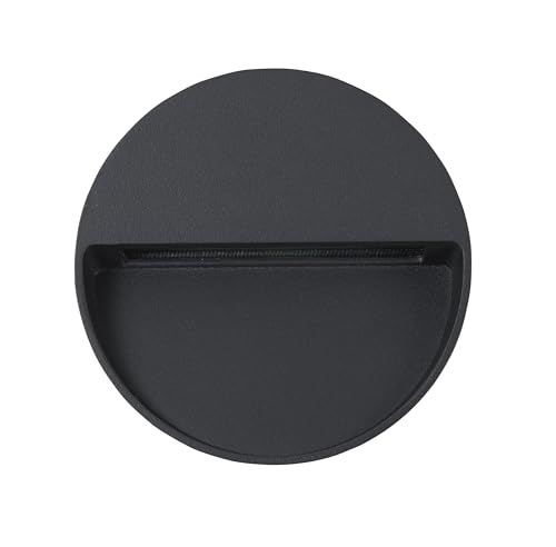 4lite Outdoor Wall Light (Graphite) 130Lm IP54 Rated LED Integrated Surface Low-Level Exterior Wall Lamp - 4L2/3100-4yr Guarantee