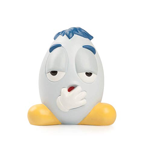 Studio Egan OV11 ovoticon Figurine, Model Yawn, Ceramic, Sky Blue, 7 x 7 x 9 cm