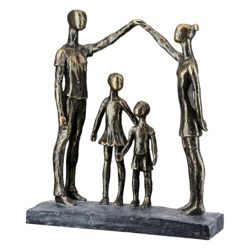 Casablanca Sculpture Protective Hands, Resin, Bronze, Antique Finish, 30 x 26 x 9 cm