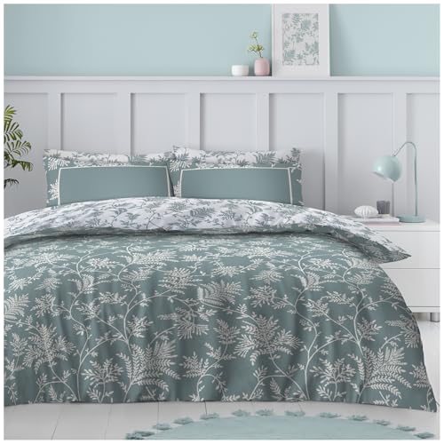 GC GAVENO CAVAILI Single Duvet Cover (135x200 cm) - Polycotton Bedding Sets with Pillowcase - Breathable Comforter Covers - Reversible Bedding & Linen - Soft Linen, Georgiana