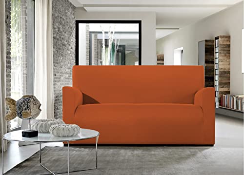 BIANCHERIAWEB Stain Resistant Stretch Sofa Cover Solid Colour Armchair Sofa Protection Dirty Stain Washable Magic Model