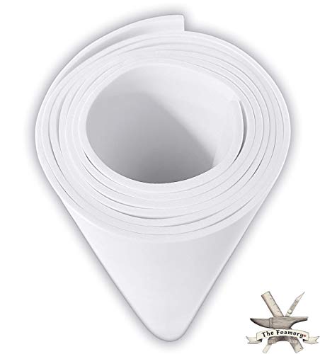 The Foamory EVA Foam Cosplay - 2 mm Thick (2 mm to 10 mm) - White or Black - Large 35 Inch x 59 Inch Sheet - Ultra High Density 85 kg/m?? - by