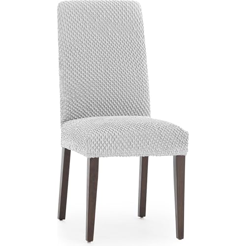 ECOMMERC3 2 Universal and Versatile Chair Covers ??? Grey Chair Cover Protector Easy to Install for Back, Seat and Arms