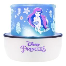 Paladone Disney Princess Projection Light - Interchangeable Scenes, Featuring Ariel Rapunzel Cinderella & Mulan Night Light & Decoration for Walls & Ceiling of Girls Bedroom