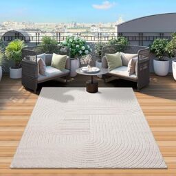 Mias Teppiche Zoey Rug for Living Room and Bedroom Beige 160 x 220 cm Polypropylene