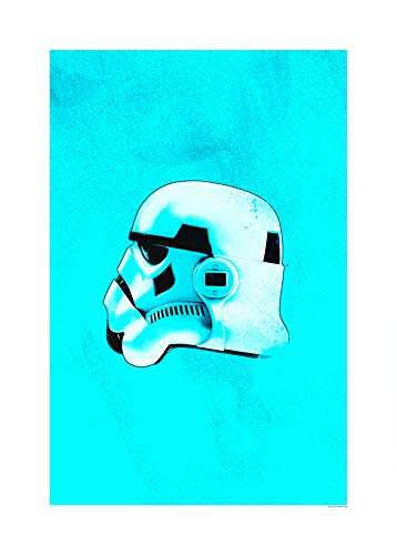 Komar Wall Picture - Star Wars Classic Helmets Stormtrooper - Children's Room Decoration Art Print - Without Frame - WB095-50 x 70 cm - Size: 50 x 70 cm (W x H)