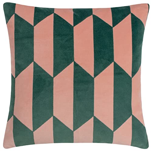 furn. Kalho Polyester Filled Cushion,Pink/Green,45 x 45cm