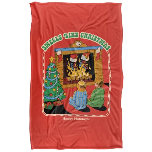 Steven Rhodes Smells Like Christmas Silky Touch Super Soft Throw Blanket 91 X 147 Cm