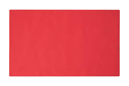 Baking Mat, Heat Resistant, Red Silicone - 40cm