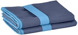 Playshoes Unisex Multifunctional Towel, Microfibre Bath Towel Portable Blanket, Navy, 30 x 50 cm