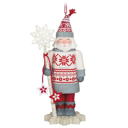Hallmark Keepsake Christmas Ornament 2023, Noble Nutcrackers Snowfall Prince, Gifts for Her