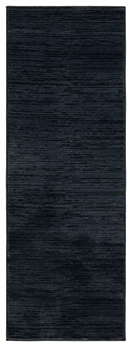 Safavieh Modern Rug for Living Room, Dining Room, Bedroom - Vision Collection, Short Pile, in Black, 91 X 152 cm