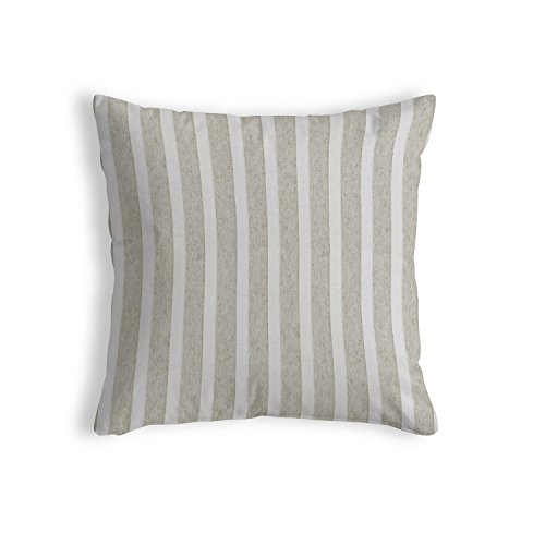 Home Olé Italia Cushion Cover with Zigzag Design 30 x 50 cm Flax and Ecru