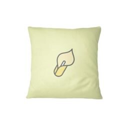 Bona Basics, Decorative Cushion Cover,Home Decor,For Sofa, Cafeteria, Size: 45X45 cm, Color: Light Yellow