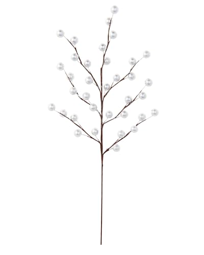 Silver Berry Christmas Tree Spray
