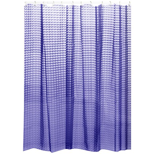 "MSV ""Premium Eva Violet Shower Curtain, Multi-Colour, 180 x 200 cm"