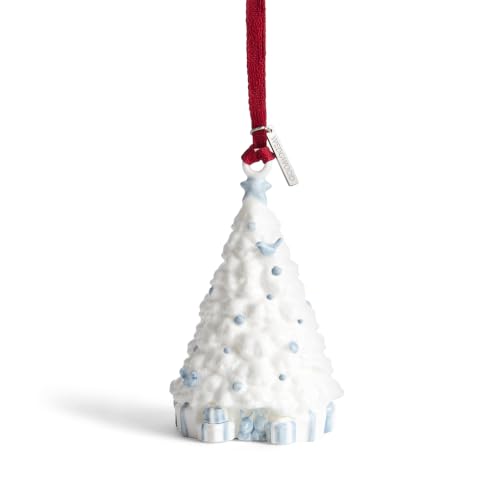 Wedgwood Festive Festivity Ornament White & Blue