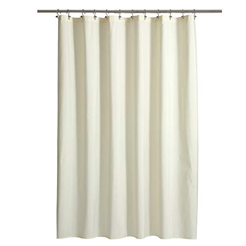 "Ultimate Waterproof Fabric Shower Curtain or Liner, Breathable TPU & Machine Washable, Use for Bath Tub/Stall in Home and Hotel, Sand, 72""x72"""