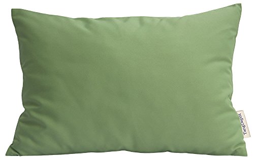 "TangDepot Durable Faux Silk Solid Pillow Shams, Rectangle Pillow Covers, Decorative Cushion Cover Pillowcase, Throw Pillow Covers - (12""x20"", Sage)"