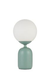 Paulmann Pauleen 48327 Table Light, Glowing, Charm, E14, max. 20W, Green, White, Ceramic