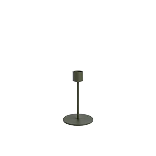 Candlestick 13 cm Olive