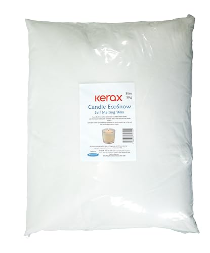 Mouldmaster Kerax Eco Snow Candle Self Melting Wax 5kg, White