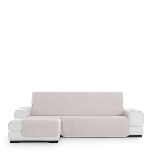 Eysa Bianco Sofa Cover Non-Slip Chaise Longue Left C/01, Front View