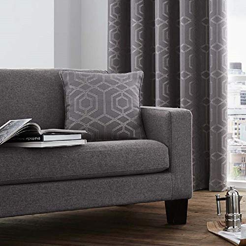 Curtina Camberwell Print Cushion Cover, Graphite, 43 x 43 Cm