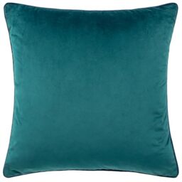 furn. Meridian Velvet Cushion Cover (Teal/Navy - 45 x 45cm)