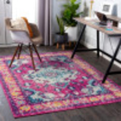 Livabliss Adity Tazrouk Vintage - Area s Living Room 160x220 cm, Dining Floor, Kitchen, Traditional Multicoloured Boho, Easy Care Pile, Bohemian Large, Fuchsia, Blue, Orange, Beige