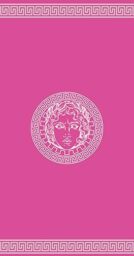Miracle Home. Beach Towel Egyptian Cotton Athena Pink 80% Cotton, 20% Polyester. 90 x 165. 12009