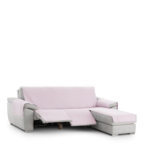 Eysa Bianco Sofa Cover Non-Slip Chaise Longue Relax Right C/02, Front View