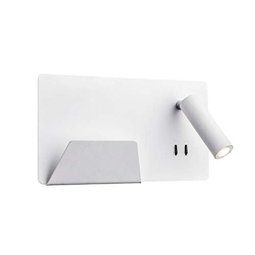 SLV Wall-Mounted Light SOMNILA SPOT / Wall Lighting Inside, LED Spot, Surface-Mounted Light, White, 13W, 770 650lm, 110 Degrees