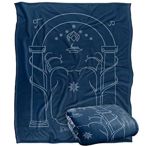 Lord of The Rings Blanket, 152 x 127 cm The Mellon Silky Touch Super Soft Throw Blanket