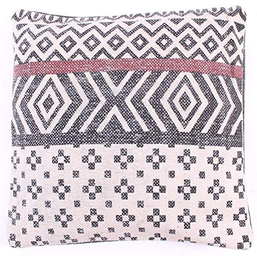 Decorative Square Cushion cover 50 x 50 cm for Home made from Cotton for Living Room Sofa Bedroom cc357